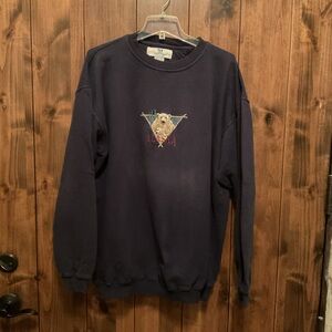 Alaska Navy Sweatshirt with Bear Design